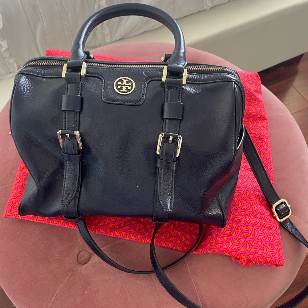 Tory Burch Navy Blue Purse